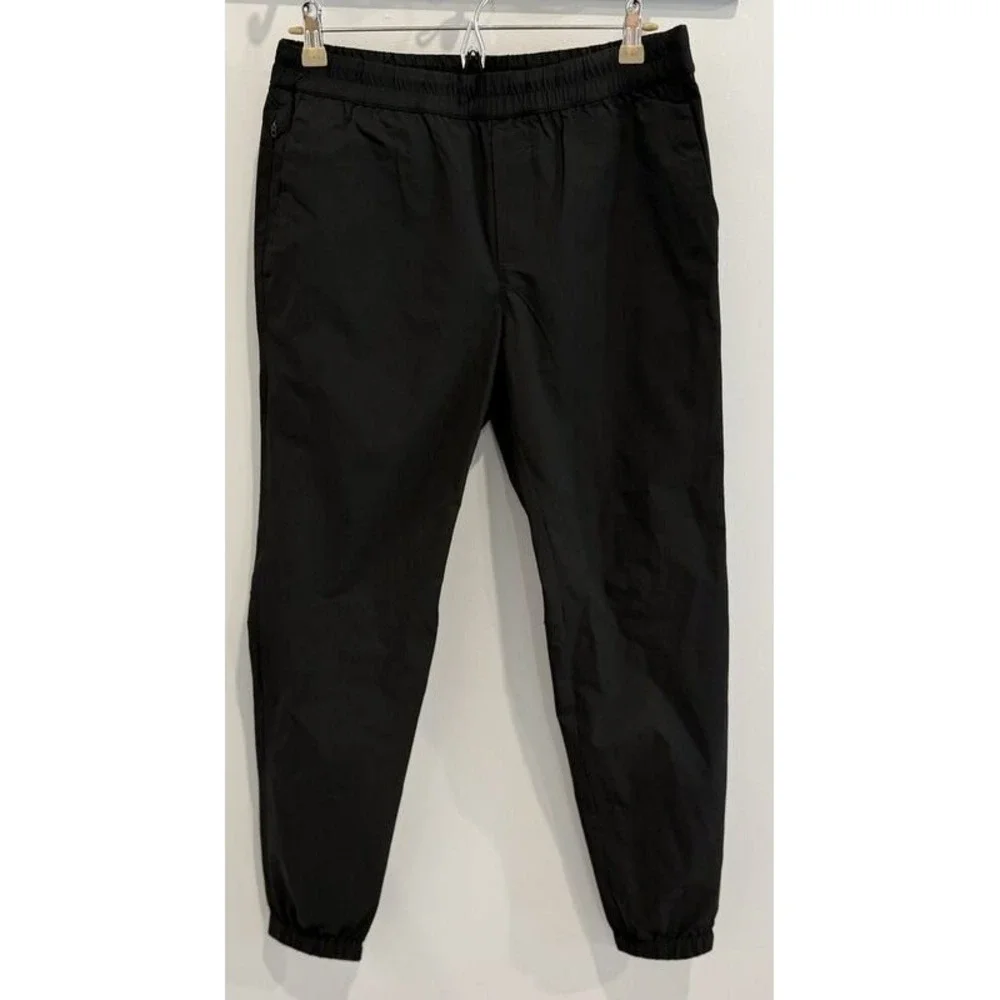 Banana Republic Mens Solotex Performance Jogger Pants Black New Slim Fit Size S